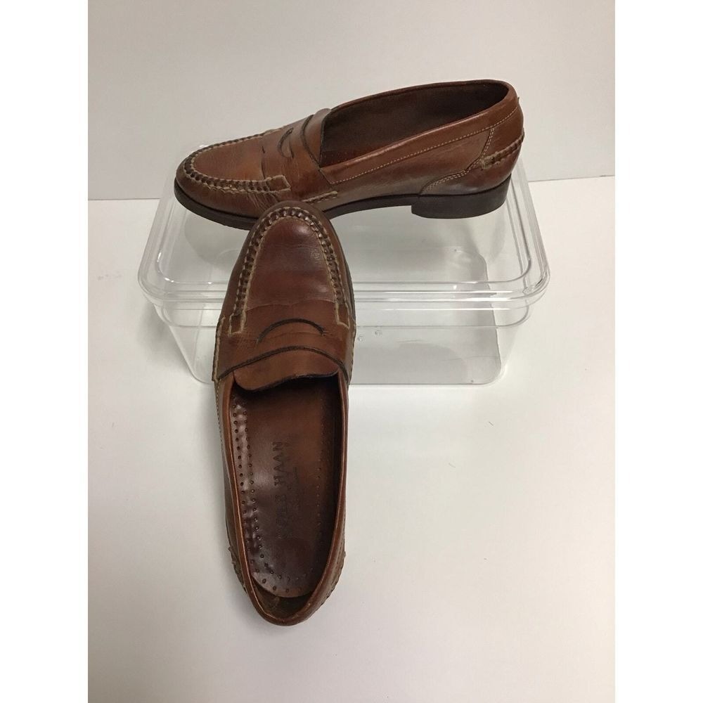 Cole Haan Country Men's‎ Brown Penny Loafer Shoes